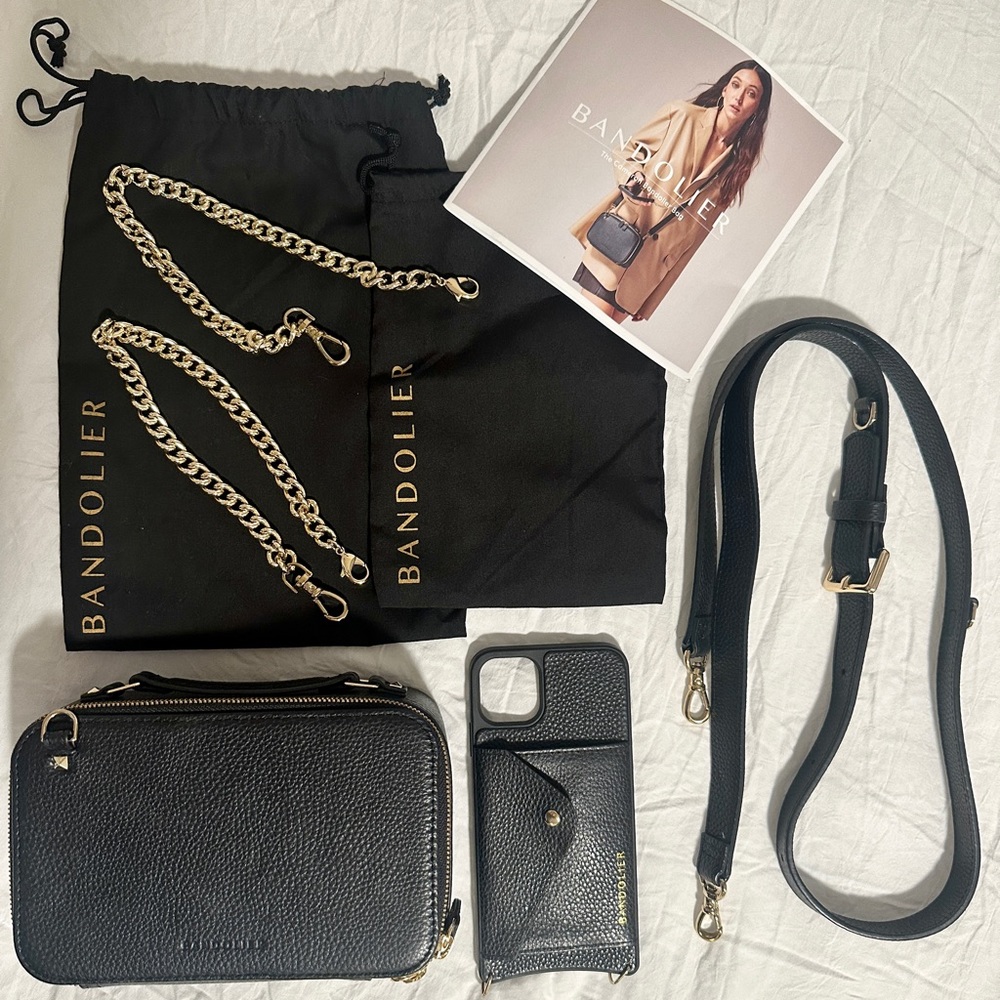 Bandolier Cameron Crossbody Bag Set w/ iPhone 11 Pro Max case